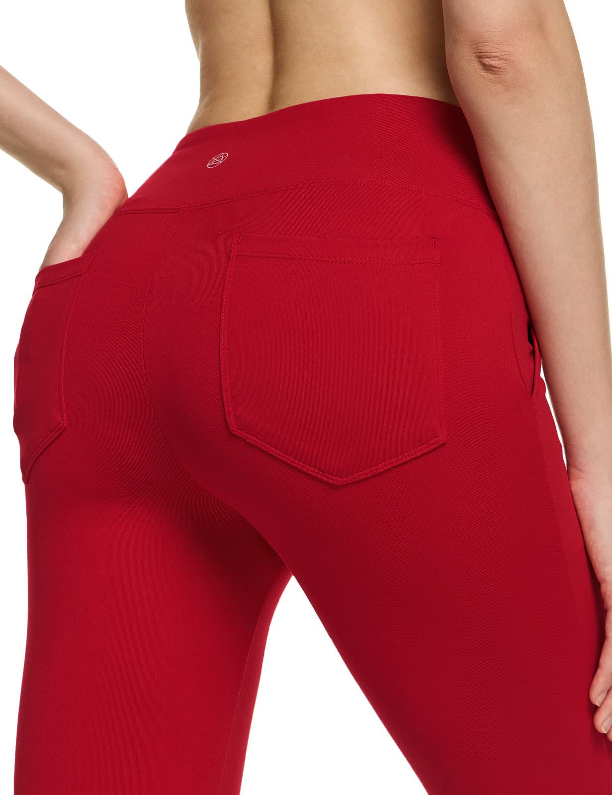 TSLA Women's Yoga & Dress Pants, Office Business Casual Work Slacks, Stretch Straight Leg/Bootcut Pants with 4 Pockets - Image 6