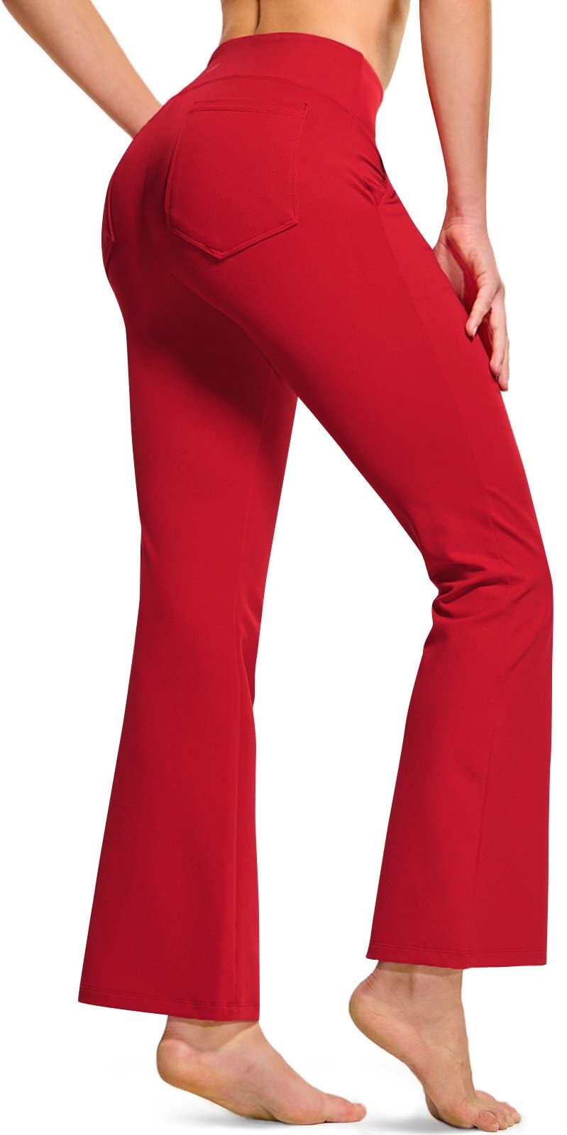 TSLA Women's Yoga & Dress Pants, Office Business Casual Work Slacks, Stretch Straight Leg/Bootcut Pants with 4 Pockets - Image 8
